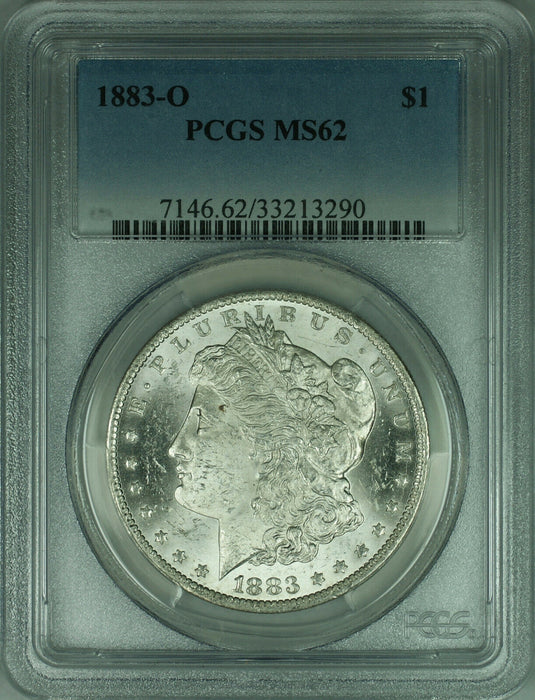 1883-O Morgan Silver Dollar $1 Coin PCGS MS 62 (12B)