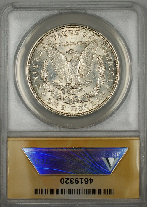 1921-D Morgan Silver Dollar $1 ANACS MS-60 Details Residue (Better Coin) (10)