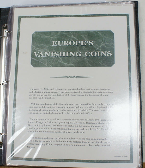 Europe's Vanishing Coins From Austria To Spain Last Mintage Before the Euro