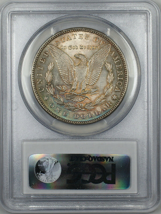 1885 Morgan Silver Dollar $1 Coin PCGS MS-63 Toned (7D)