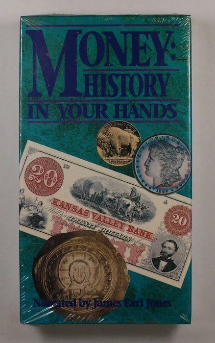 Money: History In Your Hands Old VHS Video ANA James Earl Jones Coins Currency