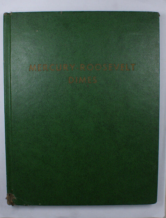 Whitmen Used Empty Coin Book Mercury Roosevelt Folder 9210