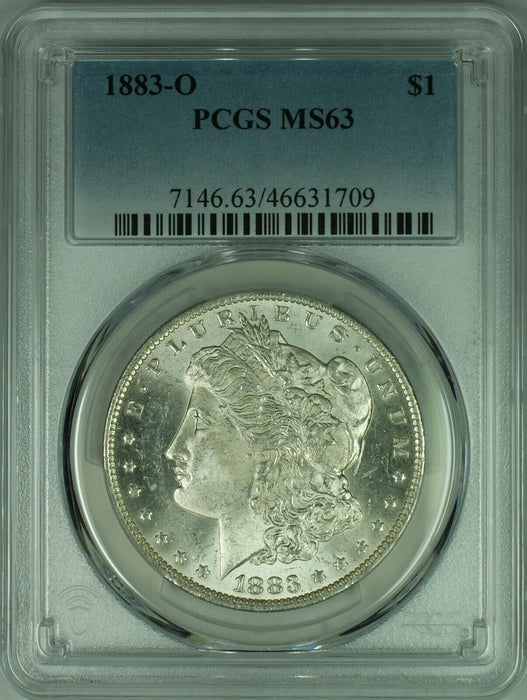 1883-O Morgan Silver Dollar Coin  PCGS MS-63   (34)