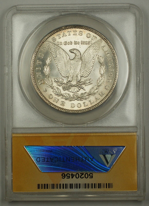 1891 Morgan Silver Dollar Coin $1 ANACS MS-62 Weak Strike