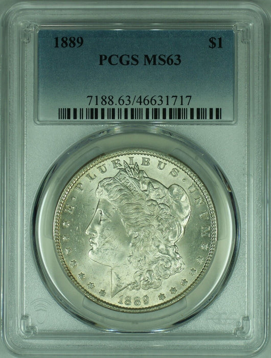 1889 Morgan Silver Dollar Coin  PCGS MS-63   (34)