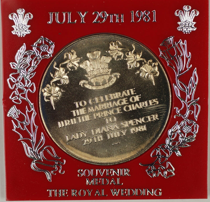 July 29th 1981 Great Britain UK  Souvenir Proof Medal The Royal Wedding