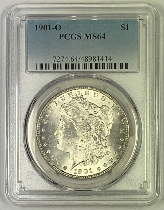 1901-O Morgan Silver $1 Dollar Coin PCGS MS 64 (6) G