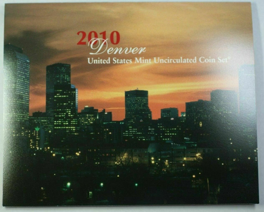 2010 United States Mint Uncirculated Coin Set P&D In OGP