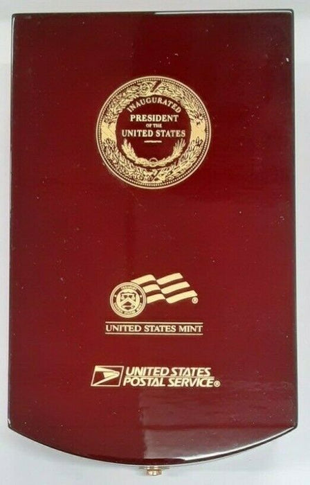 USPS Presidents Collection .999 Fine Silver Gold Plated Stamp/Case  Harry Truman