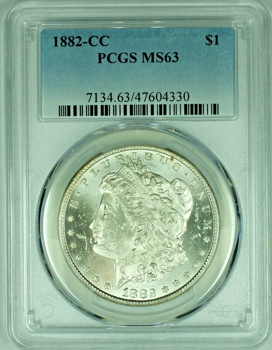 1882-CC Morgan Silver Dollar PCGS MS 63 47