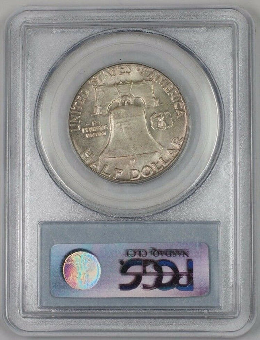 1961 Franklin Silver Half Dollar 50c Coin PCGS MS-64 Lightly Toned 1A