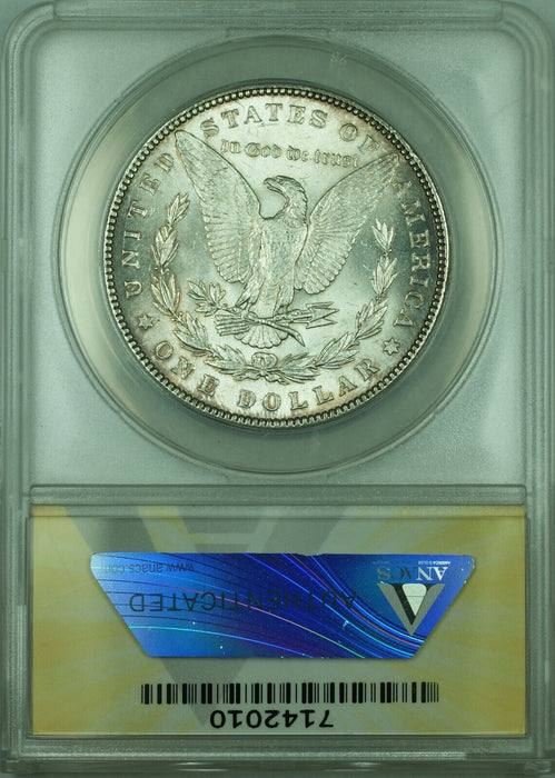 1887 Morgan Silver Dollar $1 Coin ANACS MS-62 (Better Coin)