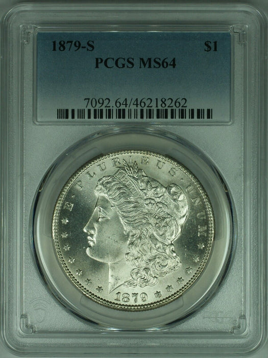 1879-S Morgan Silver Dollar Coin PCGS MS-64   (47)