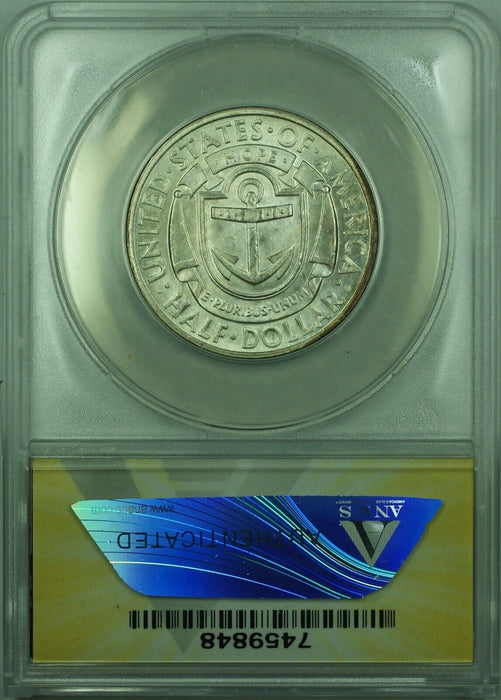 1936-S Rhode Island Commemorative Silver Half Dollar ANACS MS 64