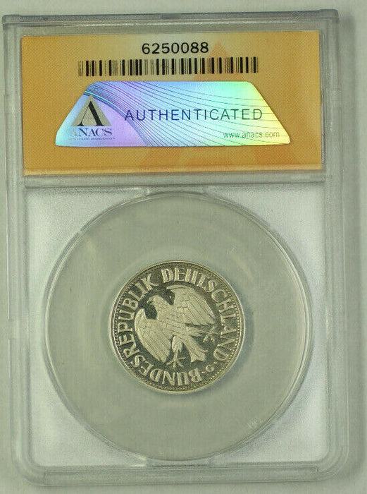 1965-G West Germany Proof Mark Coin ANACS PF 64 Deep Cameo