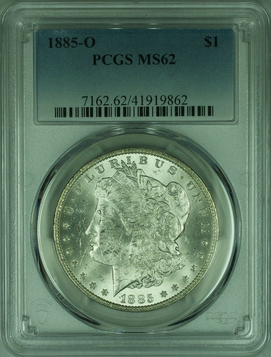 1885-O Morgan Silver Dollar S$1 PCGS MS-62  (35C)