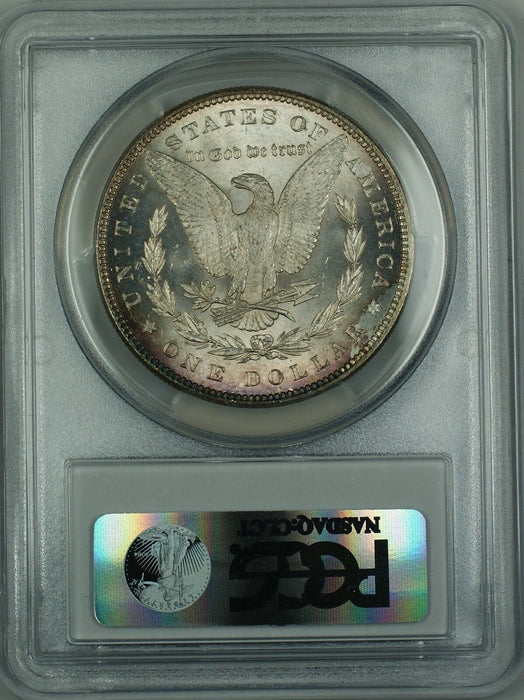 1884 Morgan Silver Dollar Coin PCGS MS-64 Rim Toned GF