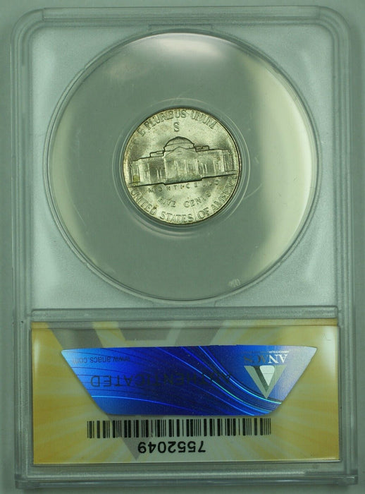 1944-S Jefferson Silver Nickel 5C ANACS MS 66 (51) A