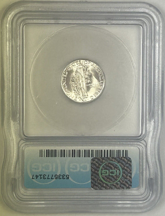 1944-S Mercury Silver Dime 10c Coin ICG MS 65 (54) P