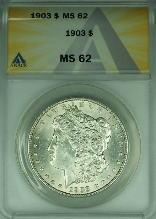 1903 Morgan Silver Dollar $1 Coin ANACS MS-62  (45B)