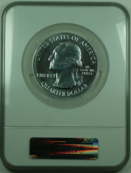 2010 Yellowstone Wyoming State 25c Quarter 5 Oz Silver Coin NGC MS-69 Early R