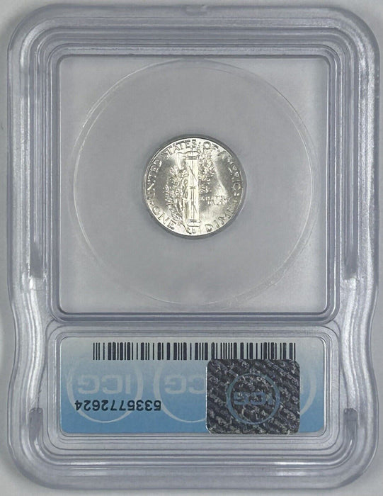 1944 Mercury Silver Dime 10c Coin ICG MS 63 (Looks Better) (54) B