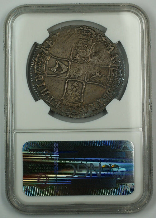 1687 England Silver Crown ESC-78 NGC XF-40 Extra Fine Coin AKR