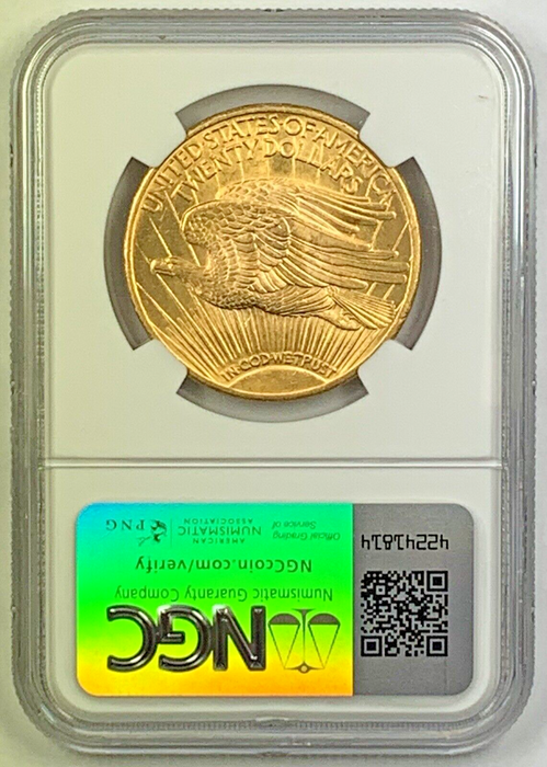 1924 $20 Saint Gaudens Double Eagle Gold Coin NGC MS 64 (A)