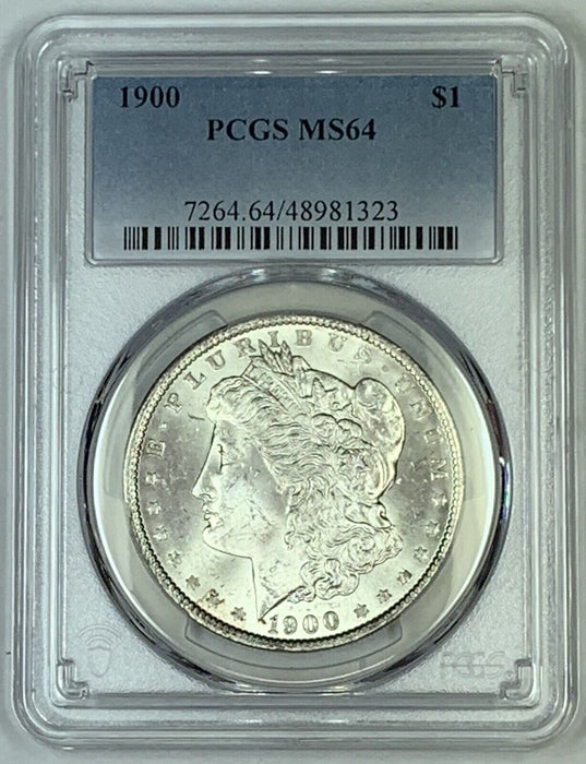 1900 Morgan Silver $1 Dollar Coin PCGS MS 64 (9) A