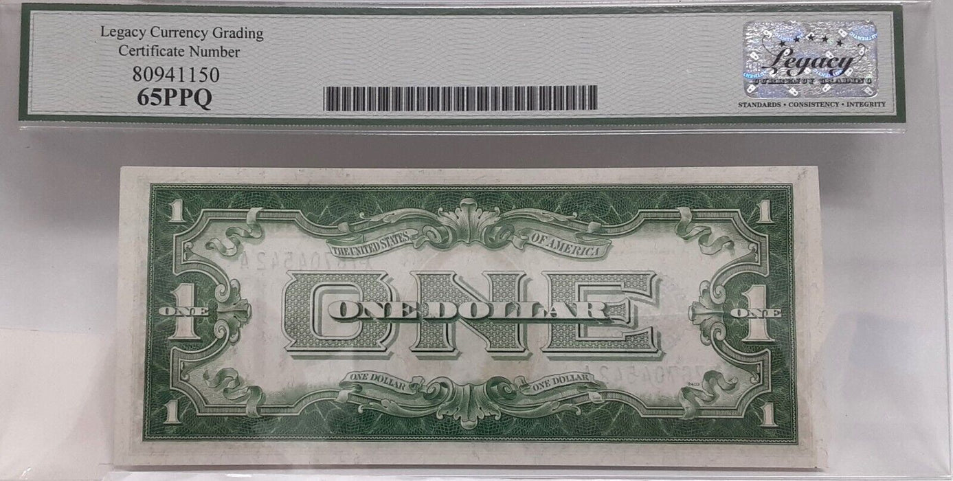 1928-A $1 Silver Certificate FR# 1601 X-A Block Legacy Gem New 65PPQ   B