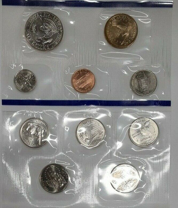 2002 P&D United States 20 Coin BU Mint Set In Original Plastic NO Envelope & COA