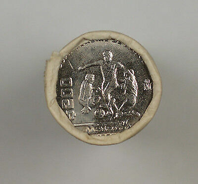 1986 Mexico $200 Pesos FIFA Soccer World Cup Commemorative Coin Roll OBW