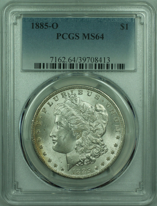 1885-O Morgan Silver Dollar $1 Coin PCGS MS-64 Better Coin (29) C