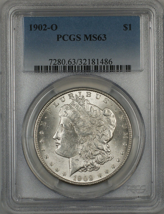 1902-O Morgan Silver Dollar $1 Coin PCGS MS-63 (4F)