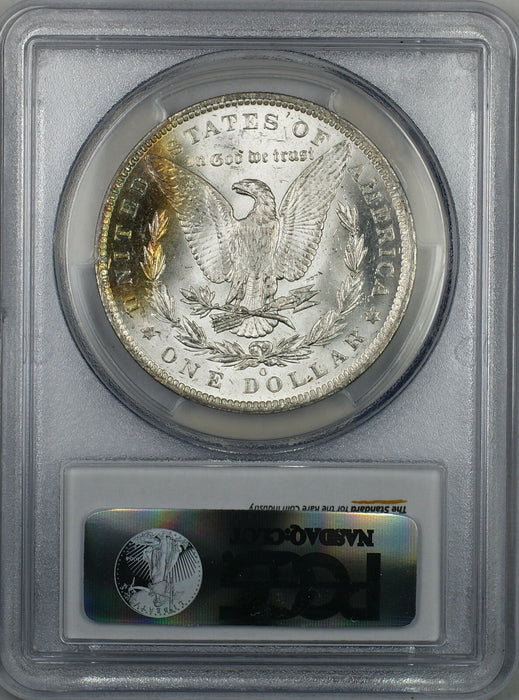 1885-O Morgan Silver Dollar $1 PCGS MS-64 Toned Rim (Better Coin) (7H)