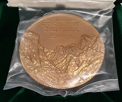 1981 Ronald Reagan 1st Inaugural Bronze Medal in Case And Box