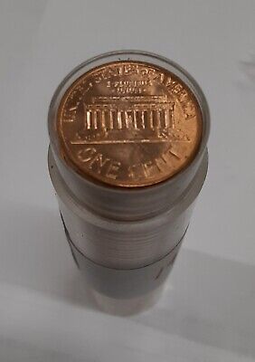 1963-D US Lincoln Cents BU Roll 50 Coins Total in Coin Tube