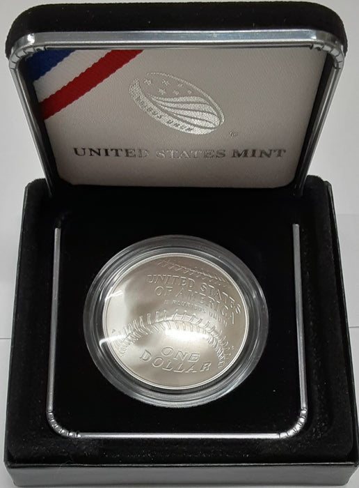 2014-P Baseball Hall of Fame Commem UNC Silver Dollar Coin in OGP