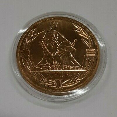 1984 France Bronze ECU Coin - in Capsule W/COA