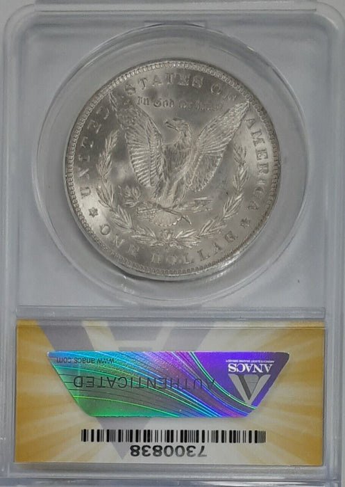 1885-O Morgan Silver Dollar S$1 ANACS MS-63 (26A)