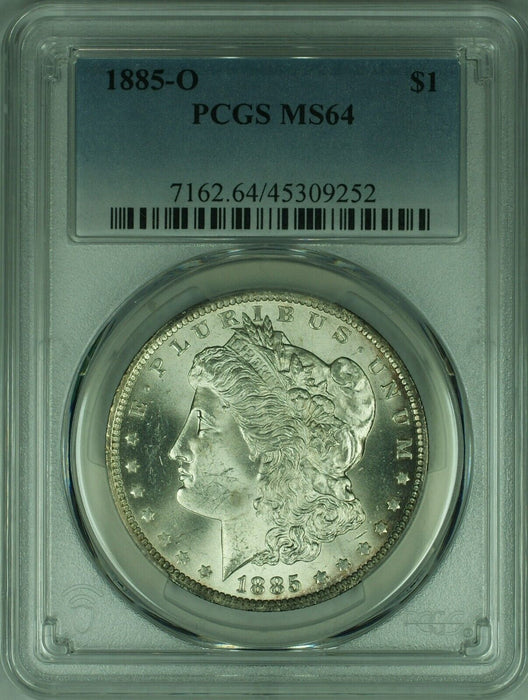 1885-O Morgan Silver Dollar S$1 PCGS MS-64 (40)