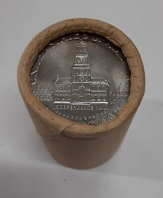 1976-D BU Kennedy Bicentennial Half Dollar Roll - 20 Coins in OBW