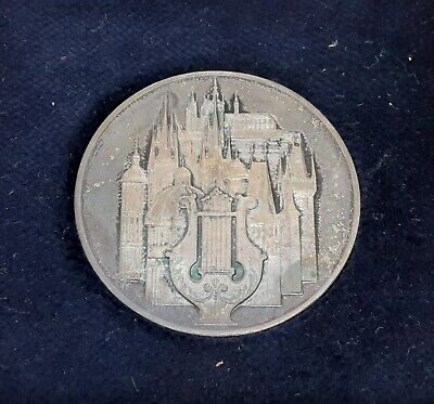 1991 Czechoslovakia Commemorative Silver Medal of Antonin Dvorak In Case