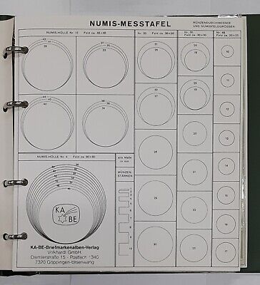 Numis-Messtafel Vintage Coin Album For World NO Coins Included Made in Germany