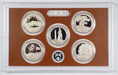 2013-S United States ATB Quarters Proof Set 5 GEM Coins ONLY--NO Box or COA