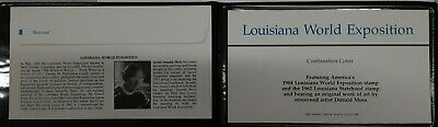 1982 Louisiana World Exposition Commemorative Stamps W/FDC in Folder