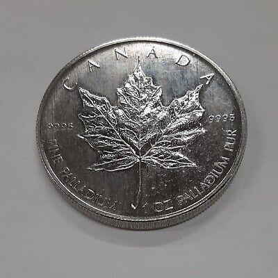 2006 Canada 50 Dollars 1 Troy Oz .9995 Fine Palladium Coin - Imperfect