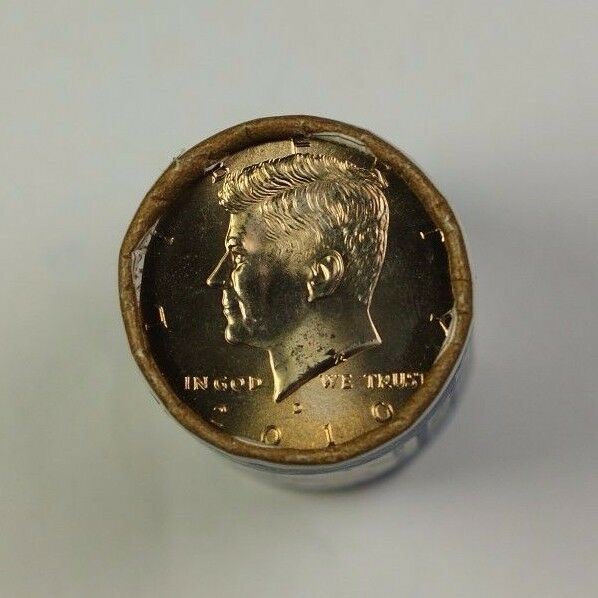 2010-D US Kennedy Half Dollar 50c Roll Original Mint Wrapping OBW BU