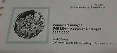Masterpieces of Impressionism Gold Plated .925 Silver PR Medal-Apples & Oranges