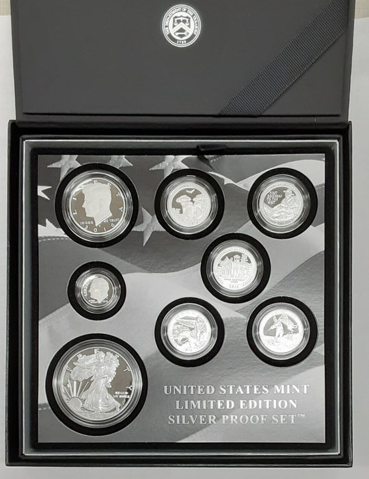 2016 United States Mint Limited Edition Silver Proof 8 Coin Set ATB ASE